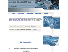 Tablet Screenshot of dealerssupport.com